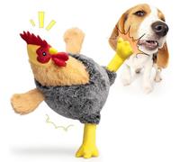 Squeaky Dog Toy for Small Dogs -Plush Chicken Puppy Toy with Crinkle Paper & Double Squeakers, Durable Chew Toy for Puppies and Small Breeds