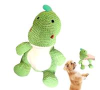 Squeaky Dog Toy, Hard Teether Supplies | Durable Rubber Chew Set with Built-in Squeaky, Interactive Teething with Safe Texture for Puppies, Small Medium and Large Dogs