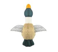 ＡＷＨＡＯ Squeaky Dog toy in The Shape of A Goose, Pet Supplies with Sound Exercise, Interactive Training Toy, Light Brown
