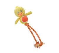 Squeaky Dog Toy Plush Chew Toy for Dogs Rope Toy - Interactive Dog Teething Toy | Squeaky Toy, Wear-resistant Dog Plush Toy for