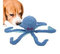 Squeaky Dog Toy Plush Octopus Shape, Sounding, Cleaning Tooth, Interactive