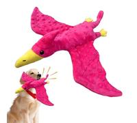 Squeaky Dog Toy - Pterosaur Plush Chew Toy, Interactive Puppy Treat Toy | Soft, Durable, Squeaky Plush Toy, Durable, Vibrating Fetch