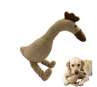 Squeaky Dog Toy, Rooster Knot Doll, 13.8x7.9 Inches Portable Chew with Sturdy Build, Plush Pet Accessory, Funny Plaything with Compact Design, Puppy Training for Teeth and Cognitive Skills