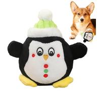 Squeaky Dog Toy | Stuffed Christmas-theme Dog Plush Toys - Comfort Toy For Small, Medium, Large Dogs, Behavioral Training, Pet Anxious Calming