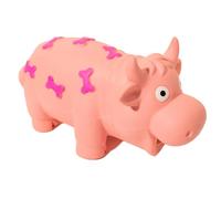 Squeaky Dog Toys, 6.5x3.5x3.4 inch Cute Pig Shape, Safe Latex Interactive Dog Chew Toys for Small Medium Pet