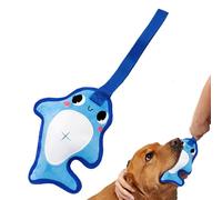 Squeaky Dog Toys - Aggressive Chew Toys for Large Dogs | Squeaky Tug of War Puppy Chewers for Teeth Cleaning Stimulation Entertainment Enrichment Training Boredom Relief