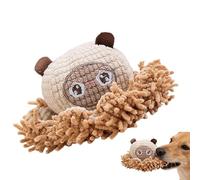 Squeaky Dog Toys - Cute Cartoon Teething Doll - Plush Squeak Toy - for Puppy Small Medium Breed Keep Them Busy Teeth Cleaning Cognitive Training