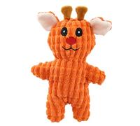 Squeaky Dog Toys - Interactive Chew Ring, Non-Toxic Bite Resistant Rubber, Teeth Cleaning Puppy Toy | Plush Enrichment Companion For Chew
