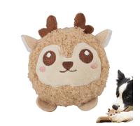 Squeaky Dog Toys - Interactive Cute Animal Shaped Pet Ball, Puppy Calming Teething Toy for Training, Stress Relief Gear, Robust Chew Object with Vibrant Colors, Fun Play Tool for Mouth Health