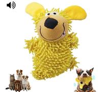 Squeaky Dog Toys - Interactive Plush Toys with Crinkle Paper for Small & Medium Dogs, Plush Chew Toys with Quack Sound and Crazy Crinkle,Teeth Cleaning & Durable Chew Toy