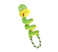 Squeaky Dog Toys - Interactive Puppy Toys, Chew Resistant Plush Rope | Durable Pet Toy for Teething Training Hygiene Exercise