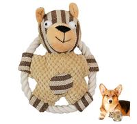 Squeaky Dog Toys, Interactive Squeaky Toy for Dogs in the House - Bite Resistant Teeth Cleaning Toy for Medium and Large Breeds in the Living Room, Garden or on the Balcony