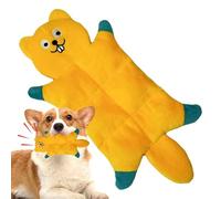 Squeaky Dog Toys - Interactive Teething Game, Plush Dog Toy for Stimulation, Robust Playtime Piece, Animal Care Item with Internal Sound Maker Mechanism, Engaging Entertainment Unit for Indoor