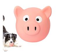Squeaky Dog Toys - Latex Chew Toy for Grunt Pig Interactive Sound Puppy Toy Small Model Lollipop Pig | Groan Squeaker for Puppies Playing Indoor
