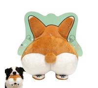 Squeaky Dog Toys,Playing with Funny Farting Sound - Interactive Stuffed Toy with Funny Bite Butt | For Small, Medium and Large Breeds, Puppies, Cats, Home, In