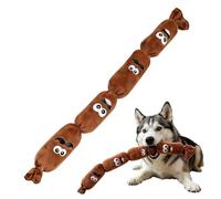 Squeaky Dog Toys Squeaky Realistic Sausage Shape Soft Player Plush