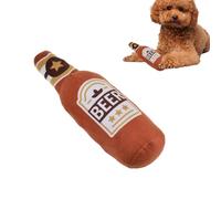 Squeaky Dog Toys | Wine Bottle Dog Chew Toys with Sound Squeaker,Grunting Dog Toy Self-Play Dog Squeeze Toy for Biting Chasing