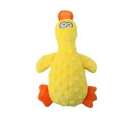 Squeaky Duck Dog Toy For Small, Medium And Large Dogs, Durable Interactive Dog Toys To Keep Them Busy, Soft Crinkle Plush Puppy Chew Toys Teething And Boredom(Yellow)