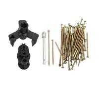 Squeaky Floor Repair Kit Practical Easy to Use Eliminates Floor Squeak Woodworking Project Kit Fix Floors Hardwood Cork Laminate 55 Accessories Steel Plastic