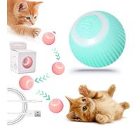 Squeaky Interactive Dog Ball Toys,2024 Newmart,Power 2.0 Rechargeable,Automatic For Cat Peppy Pet For Endlesfun(Green)