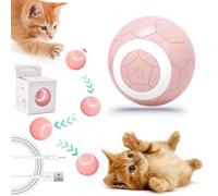 Squeaky Interactive Dog Ball Toys,2024 Newmart,Power 2.0 Rechargeable,Automatic For Cat Peppy Pet For Endlesfun(Pink B)