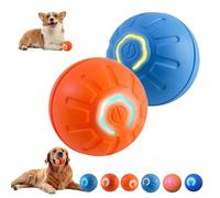 Squeaky Interactive Dog Ball Toys,haky For Vibrating,Viralhaky,Hakymoving,Automatic Moving Formall,Medium,Large Usb Rechargeable(2Pcsb)