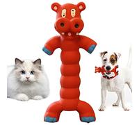 Squeaky Latex Dog Toy | Interactive Rubber Dog Chew Toy | Latex Grunting Dog Toy Relief for Dog Puppy Chew Toys, Cute Rubber Sound Grunting Squeak Latex Pet Chew Toys