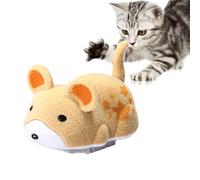 Squeaky Mice Cat Toys - Electric Plush Toy, Interactive Pet Plaything, Funny Sound Exercise Accessory, Realistic Mouse Simulation | Engaging Activity for Small, Medium, Large Cats, Indoor Cat Entertai