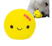 Squeaky Pet Egg: Durable Chew Toy, Colorful Finding Ball, Safe Rubber Game | Attractive Squeak Sound Attracts Attention, Material Is Exercise