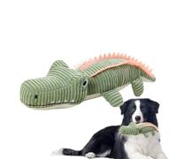 Squeaky Pet Plush - Alligator Shape Chewer, Durable Fabric Comfort Toy, Noise Making Training Companion, Long Term Use Lightweight Design | Fun Play Accessory For Puppies, Adult Dogs, Home Use