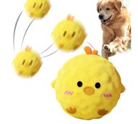 Squeaky Play Balls for Dogs, Plush Interactive Dog Ball, Puppy Squeaky Game for Teething - For Use at Home to Relieve Boredom, Enrichment and Training, as well as for