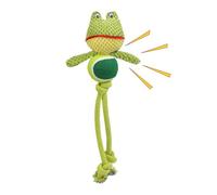 Squeaky Plush Dog Toy, Chew Toy for Dogs, Rope Toy, Interactive Teething Toy with Integrated Sound for Puppies, Wear-Resistant, Safe Squeaky Toy, Dog Toy