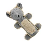 Squeaky Plush Dog Toy - Interactive Stuffed Animal Chew, Soft Deer Bear Squirrel Toy Boredom Relief, Durable Teeth Cleaning Training Tool | For Small Medium Large Aggressive Chewers