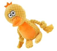 Squeaky Plush Dog Toy, Stuffed Chew Toy for Dogs, Bite Resistant Chew Toy with Simulated Sound and Rattling Sound, Squeaky Plush Interactive Dog Toy