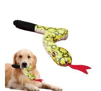 Squeaky Snake Dog Toy, Squeaky Snake Dog Toy,Cute Plush Animals Plush Chew Toy | Bite Resistant Sound Paper Pet Chew Toy