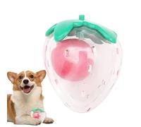 Squeaky Strawberry Dog Toy, Calming Toys for Aggressive Chewers, Puppy Chewing Supplies with Squeaker for Home, Pet Boredom Relieving Tool