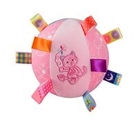 Squeaky Stuffed Cloth Label Ball Shape Dog Chew Toy Soft Cleaning Massage Supplies Pet Cloth Ball Molar Pet Supplies Interactive For Boredom Intelligence Large For Aggressive Chewers For Separation