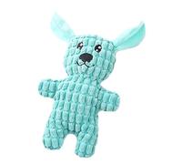 Squeaky Stuffed Dog Toy - Interactive Dog Squeak Toys for Teeth Cleaning | Bite-Resistant Enrichment Puppy Chewers for Teeth Cleaning Entertainment Companionship Outdoor Play Aggressive Chewing Boredo