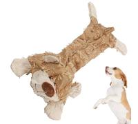 Squeaky Toys for Dogs Bear Interactive Sound Toy Plush Bear Interactive Chew Toys for Large Puppy Training Boredom Home Indoor Outdoor Living Room Garden Yard Travel Cage