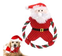 Squeaky Toys for Dogs, Christmas Dog Toy Santa Claus, Cute Puppy Teether Doll for Senior Pet Bedroom Small Medium Breed