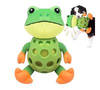 Squeaky Toys for Dogs | Interactive Soothing Fun Game | Frog Puppy Chew Toys | for Chewer Play Indoor Outdoor Park Crate Training Travel
