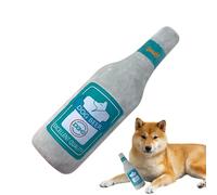 Squeaky Toys for Dogs - Interactive Wine Bottle Shaped Game,Squeaky Dog Toys and Fillers,for Chew Game, Quest Game, Mental Stimulation and Physical Activity