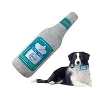 Squeaky Toys for Dogs - Wine Bottle Interactive Game - Stuffed Puppy Teething Toys,for Teething Mental Stimulation Physical Activity Indoor Outdoor Crate Enrichment