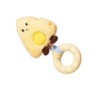 Squeaky Toys for Small Dogs | Cheese-shaped Sound Teething Game for Dog - Puppy Interactive Teething Toys - for Enrichment Exercise Home Indoor Outdoor Playtime Family