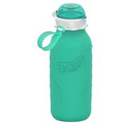 Squeasy Snacker Reusable Baby Food Pouch + Squeeze, Portable, Refillable Baby Food Container, Storage + Great for Smoothies and Snacks + 100% Food Grade Silicone - - Featuring No-Spill Insert