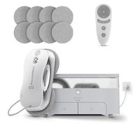 SqueeGBot Window Cleaning Robot Ideal for Panoramic Windows, Tiles, Mirrors, Robot Windows Cleaner with Intelligent AI 5.0 Navigation, Electric Window Cleaner Water Spraying, up to 5300 Pa