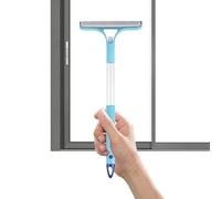 Squeegee for Glass Cleaning, Robust Scraper with a Spray Function, Shower Cubicles and Cleaning Device, for Car, Household, Commerce, Kitchen and Mirrors