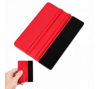 Squeegee Smoothing Tools Car Vinyl Wrap, Wallpaper Wrap Vinyl for Cars, Window Film Tint Trimming Application Tool (Red, 1PCS)