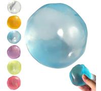 Squeezable Coconut Oil Squishy Stress Relief Ball Anti-Stress for Adults Super Healing Soft Touch(Blue)