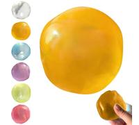 Squeezable Coconut Oil Squishy Stress Relief Ball Anti-Stress for Adults Super Healing Soft Touch(Orange)
